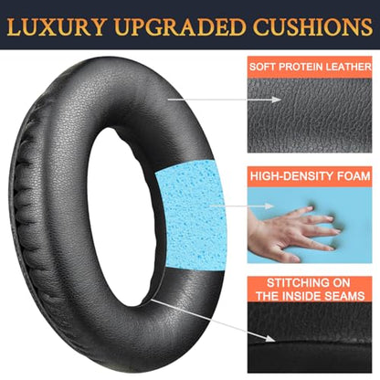 Earpads for Bose SoundLink AE2 - Black | for SoundLink Around-Ear II (Model BA2) Over-Ear Headphones - color: Black