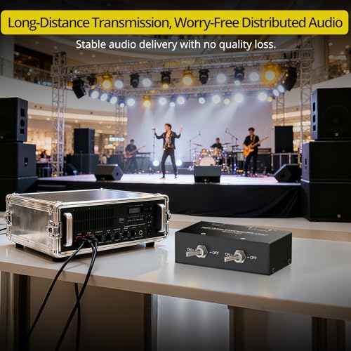 PROZOR 2-Zone Speaker Switch Box Passive Stereo Amp/Speaker Selector | Independent A/B Control, 2-Way speaker switcher selector for Amplifier Receiver 150W RMS per Channel Support 4–16Ω Speakers - size: Spring Clip 2 Zone