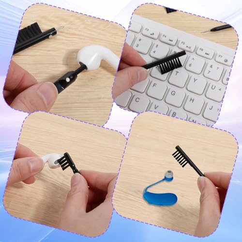 12 PCS Hearing Aid Cleaning Kithearing Aid Cleaning Tools Ear Cleaner Headphones, Multi Functional Hearing Aids Brush Tools for Earbuds Headphones Accessories and Supplies with Bag