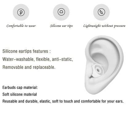 Silicone Earbud Tips Replacement Earbuds Cap Compatible with Powerbeats Pro Beats Wireless Earphone Headphones Replacement Ear Tips,4 Pairs(Light Gray) - color: Light Grey