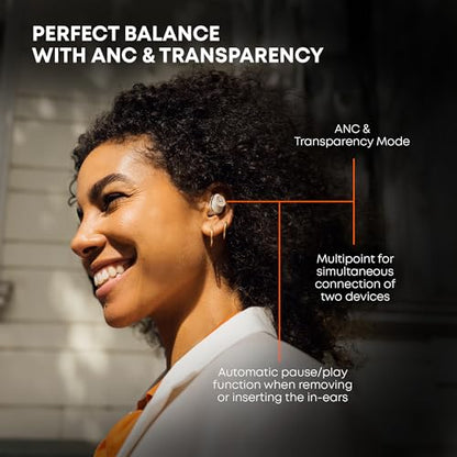 beyerdynamic Amiron 300 True Wireless ANC Earbuds, Bluetooth 5.3, Black - color: Black
