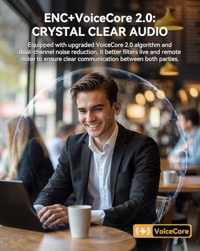 EMEET Airflow Open Ear Headphones with Mic, Zoom Certified, True Wireless Headsets with Detachable Microphone, ENC+VoiceCore 2.0 Noise Cancelling, Bluetooth 5.3, Multi-Point, Wireless Earbuds for Work - style: AirFlow Zoom