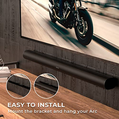 HumanCentric Wall Mount for Sonos Arc & Arc Ultra Sound Bar - Black | Mount Under TV, Floating Style, Hidden Design, Hardware Included. Fits Sonos Arc & Arc Ultra Only.