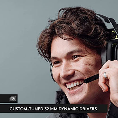 Astro A10 Gaming Headset Gen 2 Wired Headset, Over-Ear Gaming Headphones, Lightweight & Damage Resistant, Flip-to-Mute Microphone, 32 mm Drivers, Compatible with PS5, PS4, Nintendo Switch, PC - Black - color: Black