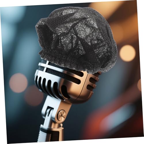 TOYANDONA 200pcs Mic Windscreen Protectors Disposable Covers Microphone Case Soundproofing for Studio Use Easy Replacement