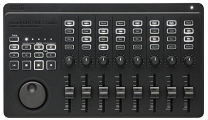Korg Nanokontrol Studio Bluetooth/USB MIDI Control Surface with 8 Faders & Backlit Switches - style: nanoKONTROL Studio