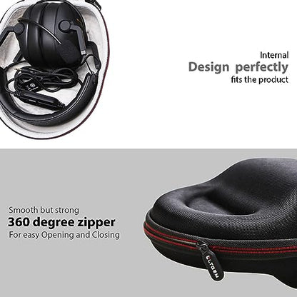 LTGEM Case Compatible with Razer BlackShark V2 X/V3 X/V3/V2 Pro/V3 Pro | Fits Razer Barracuda X Wireless Gaming Headset Headphone, Case Only