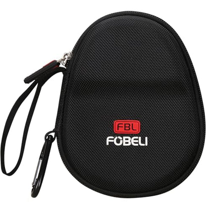 FBLFOBELI Kids Headphone Case for BAICLUD/Mehomeli/JusTalk/iClever/LOBKIN | Hard EVA Shell, Kids Bluetooth Air Conduction Open Ear Headphones Case, Shockproof & Water-Resistant, Black - color: Black