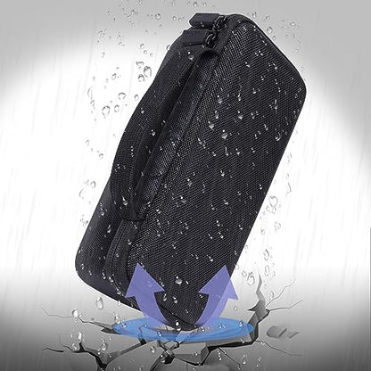co2CREA Hard Case for BolaButty X-GO C27C Bluetooth Speaker Speaker,Black | Travel Protective Storage Bag with Mesh Pocket & Handle, Shockproof EVA Shell and Soft Lining - color: Black