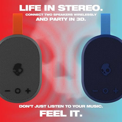 Skullcandy Kilo 2 Wireless Bluetooth Speaker, IPX7, 24-Hour Battery - color: Dark Grey