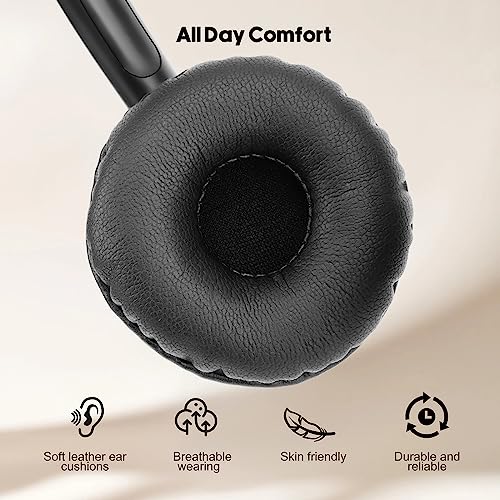 Phone Headset with Microphone Noise Cancelling & Mic Mute, RJ9 Telephone Headsets for Call Center Landline Deskphone, for Cisco Office Phones 7940 7942 7945 7960 7962 7965 7811 7821
