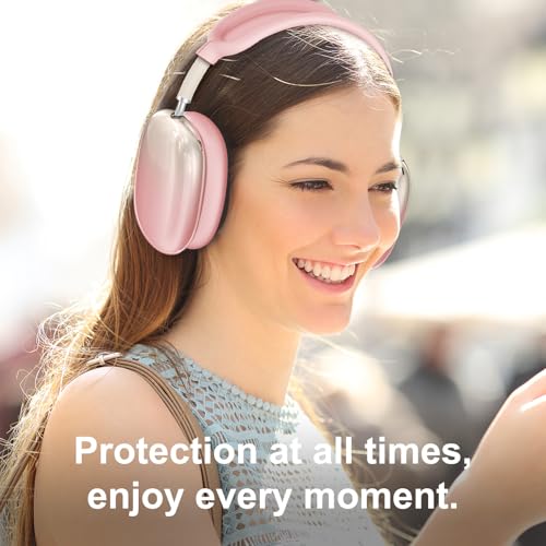 Silicone Case Cover for AirPods Max 2/AirPods Max Headphones, Gradient Pink - color: Pink-TMJB