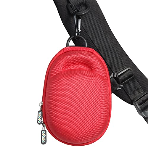 adada Hard Travel Case for JBL Clip 4 /JBL Clip 5- Portable Mini Bluetooth Speaker (Red) - color: Red