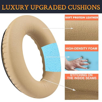 SoloWIT Earpads for Bose Headphones - Beige - color: Beige
