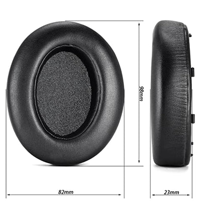 Defean Black Earpads for Sony WH-XB910 XB910N(NO fit WH-H910N) | Replacement Ear Cushions for Sony WH-XB910 XB910N Headphones,High-Density Noise Cancelling Foam - color: Black