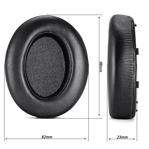 Defean Black Earpads for Sony WH-XB910 XB910N(NO fit WH-H910N) | Replacement Ear Cushions for Sony WH-XB910 XB910N Headphones,High-Density Noise Cancelling Foam - color: Black
