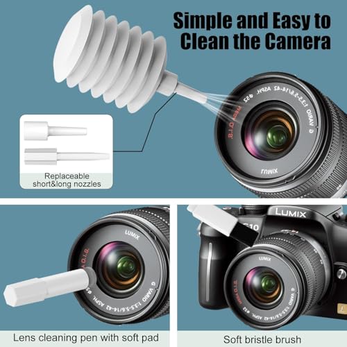 20 in 1 Multifunctional Cleaner Kit for Electronic Devices, Keyboard Cleaning Brush, Headphones Cleaner Kit for AirPods, Multi-Tool for Cleaning Laptop, Earbuds, Camera, Cellphones (White)