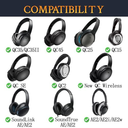 SoloWIT Earpads for Bose Headphones - Snow Leopard - color: Snow Leopard