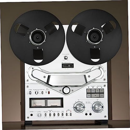 LALAFINA 3Holes Aluminum Alloy Empty Tape Reel Take Up Reel for Recording Low Noise High Output Replacement for to Tape Players and Recorders