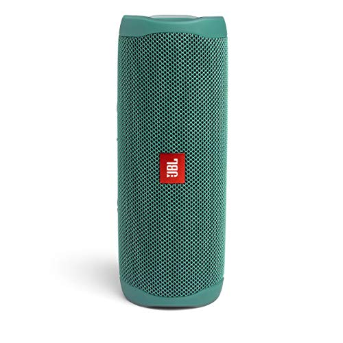 JBL FLIP 5 - Waterproof Portable Bluetooth Speaker Made From 100% Recycled Plastic - Green | Made from 90 recycled plastic, Sounds better than ever, Bring the party anywhere, Make a splash with IPX7 waterproof design - color: Eco Green
