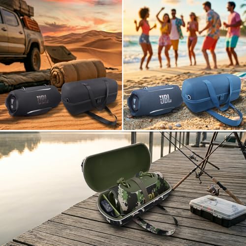 co2CREA for JBL Xtreme 5 Speaker Hard Travel Storage Case, Blue - color: Blue Case