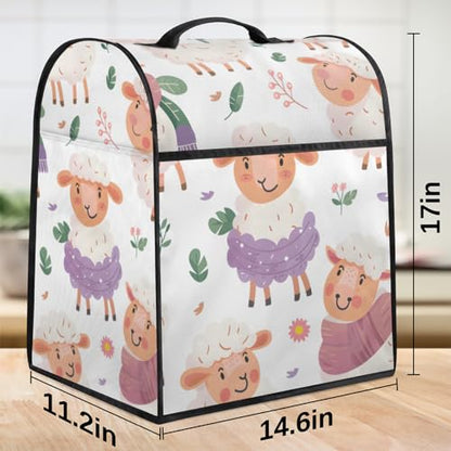 Cute Animal Sheep Kitchen Aid Mixer Cover - Stand Mixer Cover with Zipper Pocket, Organizer Bag - color: Sheep
