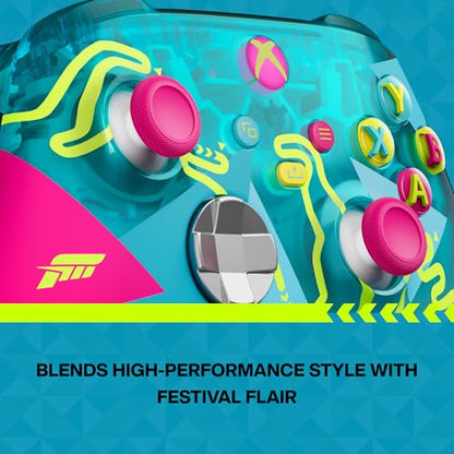 Xbox Wireless Gaming Controller | Forza Horizon 6 Limited Edition | Consoles, PCs, TVs, mobile, and more | Dynamic Lighting Effects | Wireless, Bluetooth, USB-C Connectivity - style: Forza Horizon 6