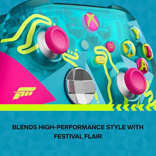 Xbox Wireless Gaming Controller | Forza Horizon 6 Limited Edition | Consoles, PCs, TVs, mobile, and more | Dynamic Lighting Effects | Wireless, Bluetooth, USB-C Connectivity - style: Forza Horizon 6