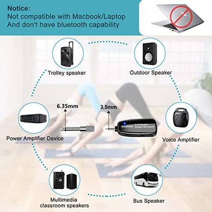 Wireless Microphone Headset, 2.4GHz Head Mic System for Fitness | USB-C Charging Microphone, 165ft Range, for Voice Amplifier Speaker Pa System Teaching Tour Guides Conference Yoga Instructor - color: Black1