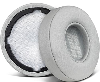 SOULWIT Replacement Ear Pads for JBL Live 400BT/Live 400 BT On-Ear Wireless Headphones, Earpads Cushions with Softer Protein Leather, Noise Isolation Foam - Grey - color: Grey