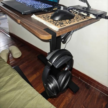 Space Saving Clamp Mount Headphone Holder for Gaming and Office Desks Universals Headsets Stand with Quick Installation