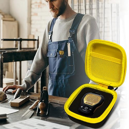 EVA Hard Case for DEWALT Wearable Bluetooth Speaker, Magnetic Clip-On DEWALT Mini-Speaker Case Fit for DEWALT Speaker Travel Protective Carrying Storage Bag (Only Box)