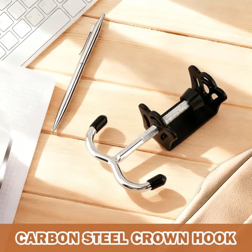 3 Pack Adjustable Desk Hook, Under Desk Handbag Hanger Purse Hook