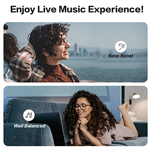 USB C Headphones for Samsung Galaxy S26 S25 S24 Ultra iPhone 17 16 Pro Max | Wired Earbuds Magnetic in-Ear Type C Earphone with Microphone Stereo for S23 S22 A56 A55 A26 A17A16 Pixel 10a Redmi note 15