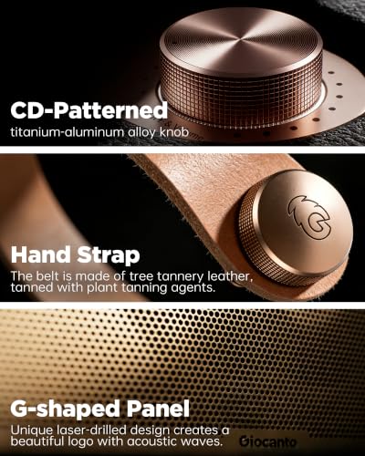 Portable Bluetooth Speaker, 150W Peak Power Home Speaker with 56H Playtime | Leather-Inspired Design, Adjustable Bass & Treble, Bluetooth 5.4, Carrying Strap for Home, Outdoor, Camping & Parties - color: White