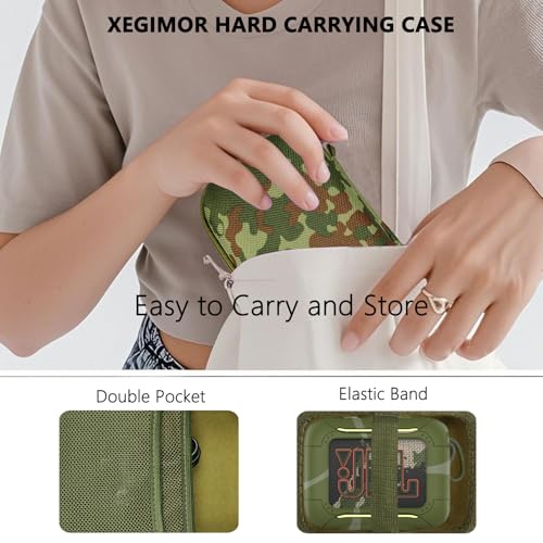 Silicone Cover and Hard Carrying Case for JBL Go 5 Bluetooth Speaker | Protective Cases for Go 5 Speaker Accessories, Scratch-Resistant and Drop-Proof Cover (Squad) - color: Squad