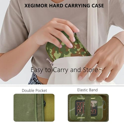 Silicone Cover and Hard Carrying Case for JBL Go 5 Bluetooth Speaker | Protective Cases for Go 5 Speaker Accessories, Scratch-Resistant and Drop-Proof Cover (Squad) - color: Squad