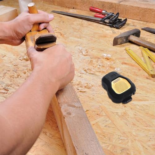 Protective Cover Carrying Silicone Case Compatible with DEWALT Wearable Bluetooth Speaker (Black) - color: Black