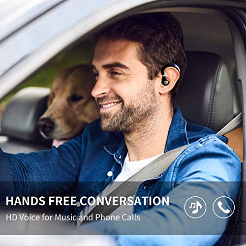Bluetooth Headset, Wireless Earpiece V5.0 Bluetooth Earpiece Ultralight Hands Free for Business/Office/Driving/Sporting