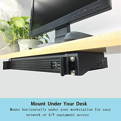 1U 19" Vertical Wall Mount Rack- Heavy Duty | Wall Mount Patch Panel Bracket for 19 inches Data and Network Equipment,Supports up to 125 lbs /56 kgs (1U150)