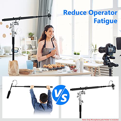 NEEWER Metal Microphone Boom Support Holder for C-Stands and Mic Stands, Black - style: CM-NA-1(Black)