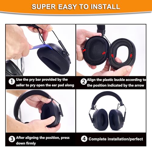 Defean Cooling Gel Earpads for Razer BlackShark V3 Pro (Do Not V3 / V3X) | BlackShark V3 Pro Cooling Gel Earpads and Mic Foam (Do Not Fit Razer BlackShark V3 / V3X)High-Density Noise Isolation Foam