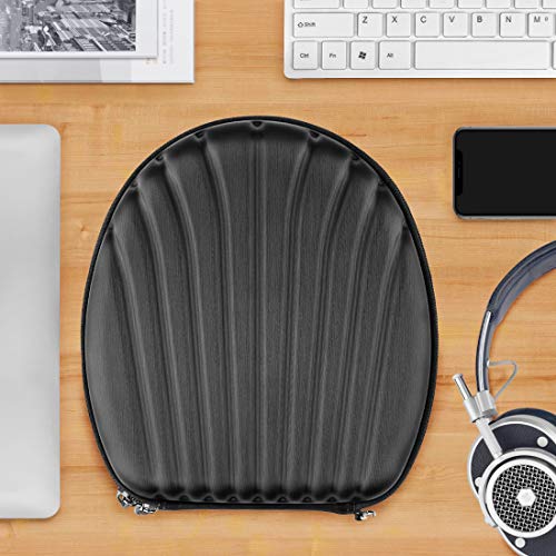 Geekria Shield Case for Foldable Headphones, Replacement Protective Hard Shell Travel Carrying Bag with Cable Storage, Compatible with Bowers & Wilkins PX7 S2/S3, Master & Dynamic MW65