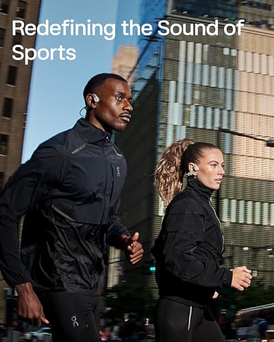 SHOKZ OpenRun Pro 2 Bone Conduction Bluetooth Sport Headphones, Silver | Bundle with Reflective Strip；Open-ear awareness; DualPitch premium sound；Smart Mic; IP55; 12H battery; Running/cycling/hiking - color: Silver, size: Standard