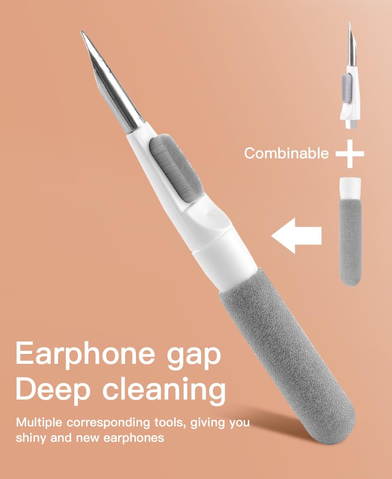 10-in-1 Electronics Cleaning Kit for Keyboard, Laptop, Phone & Earbuds | compact design retractable brush portable