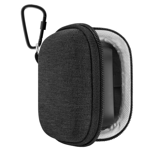 Geekria Shield Earbuds Case Compatible with Jabra Elite 10, Elite 3, Elite 85t, Elite 7 Active True Wireless Earbud, Replacement Hard Shell Travel Carrying Bag with Carabiner Clip