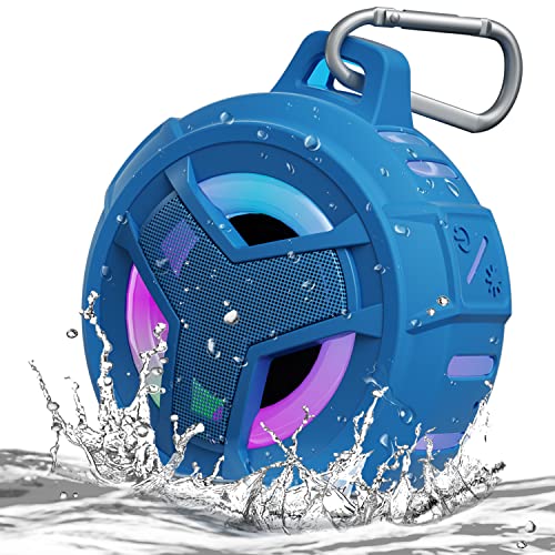EBODA Bluetooth Shower Speaker, IPX7 Waterproof Portable Wireless Small Speakers, Floating, 24H Playtime for Home, Beach, Pool, Kayak, Hiking, Boat Accessories, Gifts for Boys, Girls