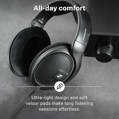 Sennheiser HD 560S Open-Back Over-Ear Wired Headphones, Black