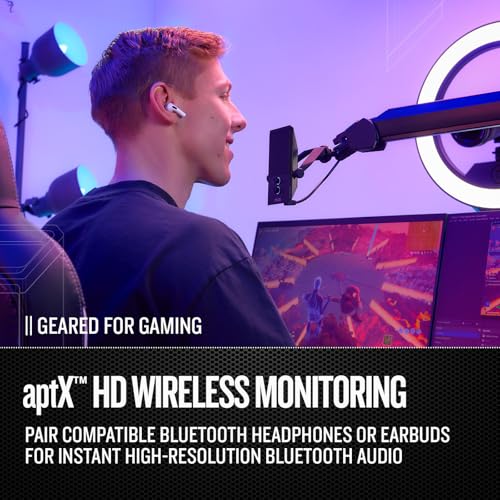 RIG Streaming Bundle M2 STREAMSTAR PRO HD Gaming USB Condenser Microphone Bundled MA-1 Low Profile USB Mic Arm with RGB