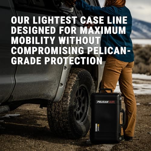 Pelican Air 1615 Case No Foam - Black - color: Black, size: No Foam (Empty Case)
